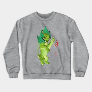 Green lion Crewneck Sweatshirt